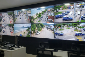 Câmeras do COI ajudam a GCM a combater crimes em Ubatuba; entenda como tecnologia reforça a segurança
